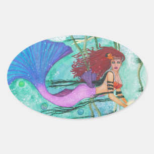 Adesivo Oval A Esfera do Mar