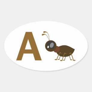 Adesivo Oval A - Formiga