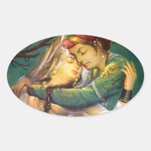 ADESIVO OVAL A PAIXÃO É UM PRESENTE DO DEUS