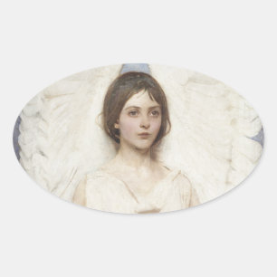 Adesivo Oval Abbott Handerson Thayer - Angel