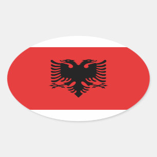 Adesivo Oval Albânia