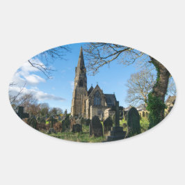 Adesivo Oval All Saints Church, Salterhebble