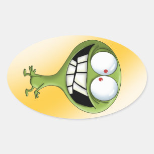 Adesivo Oval Amigo imaginário