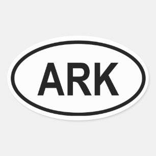 Adesivo Oval Antártica "ARK"