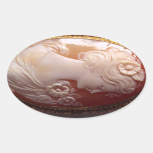 Adesivo Oval Antiguidade