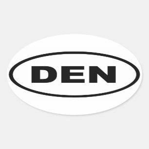 Adesivo Oval ANTRO de Denver