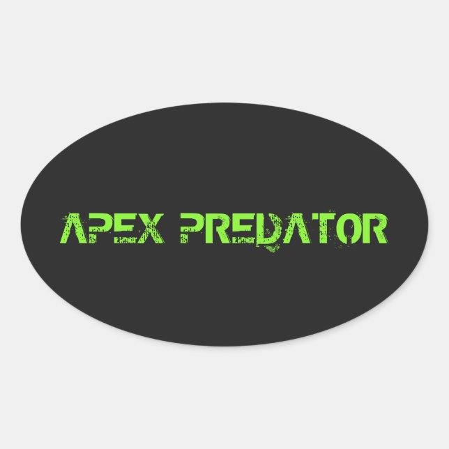 ADESIVO OVAL APEX PREDATOR STICKERS (Frente)