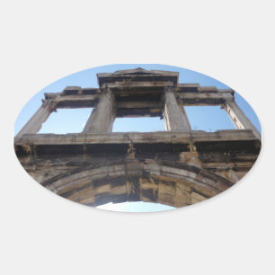 Adesivo Oval arco de hadrian