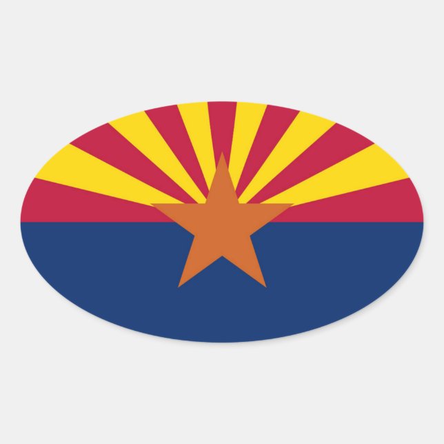 Adesivo Oval Arizona (Frente)
