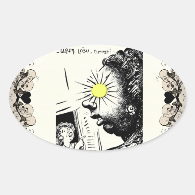 Adesivo Oval Armênio Say (Frente)