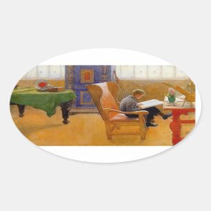 Adesivo Oval Assento na poltrona