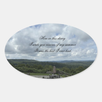 Adesivo Oval Atari*s Skyline