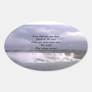 Adesivo Oval aumento motivacional