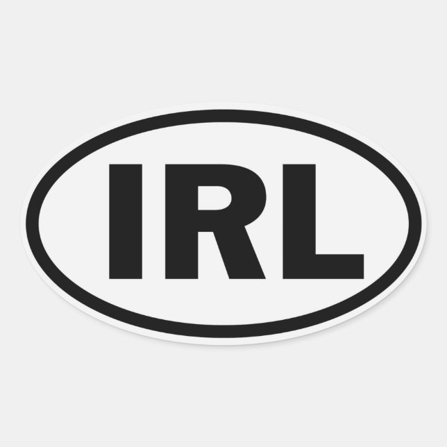 Adesivo Oval Autocode Sticker 1 da Irlanda (Frente)