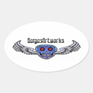 Adesivo Oval BargasArtworks Logo Sticker