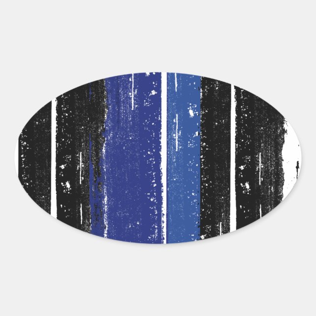 ADESIVO OVAL BARRA DE TINTA DE COURO PRIDE (Frente)