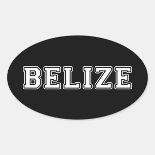 Adesivo Oval Belize