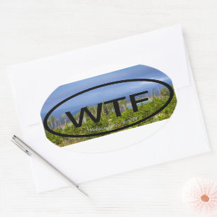 Adesivo Oval Bem-vindo ao Fraser