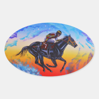 Adesivo Oval Blaze da glória