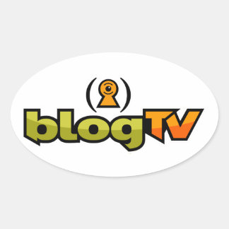 Adesivo Oval BlogTV Oval Sticker