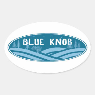 Adesivo Oval Blue Knob Pensilvânia ao ar livre