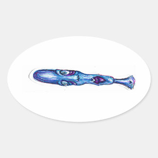 Adesivo Oval blues