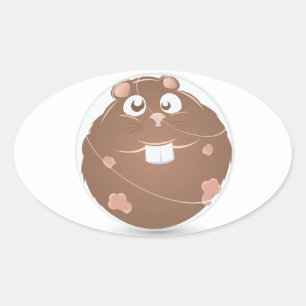 Adesivo Oval bola do hamster