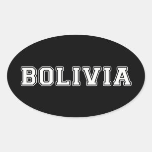 Adesivo Oval Bolívia