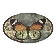 Borboleta Vintage Gótica 