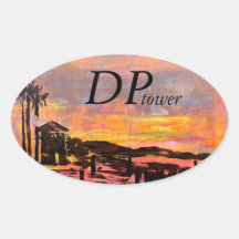 Borracha-adesivos para-choques, torre Dana Point