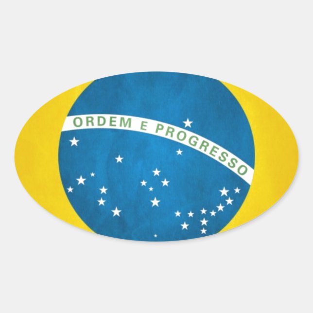 Adesivo Oval brasil (Frente)
