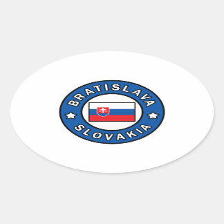 Adesivo Oval Bratislava Eslováquia