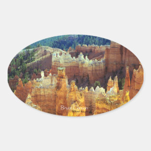 Adesivo Oval Bryce Canyon Stickers