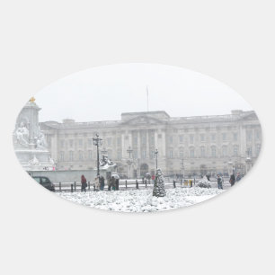Adesivo Oval Buckingham Palace Londres