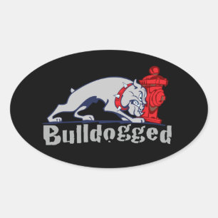 Adesivo Oval Bulldogged
