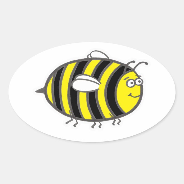 Adesivo Oval Bumblebee (Frente)