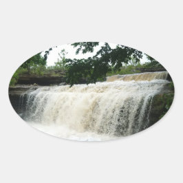 Adesivo Oval Cachoeira