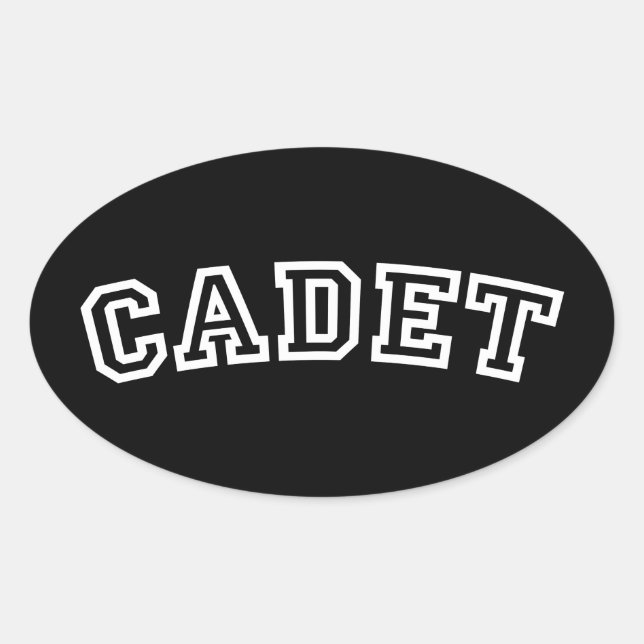 ADESIVO OVAL CADET (Frente)