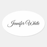 Calligraphy Elegant Black & White Retro