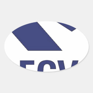 Adesivo Oval Camiseta da FGV