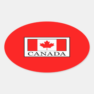 Adesivo Oval Canadá