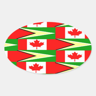 Adesivo Oval canadense