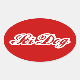 ADESIVO OVAL CÃO DE SOI