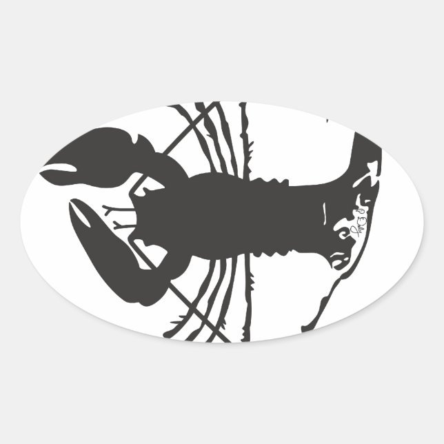 ADESIVO OVAL CAPE CQO LOBSTER (Frente)