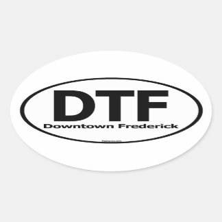 Adesivo Oval Centro Frederick Decal