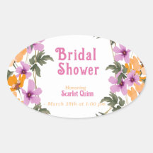 Chá de bebê #2 de flores silvestres rosa blush mod