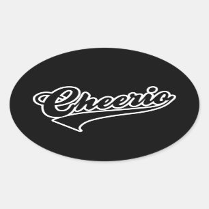 Adesivo Oval Cheerio Oval Sticker