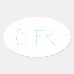 ADESIVO OVAL CHERI
