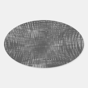 Adesivo Oval Cidade Sombra