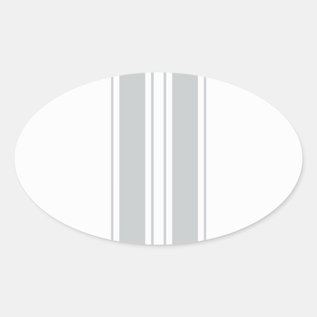 Adesivo Oval Clique em Personalizar para alterar Cinza para a s (Frente)